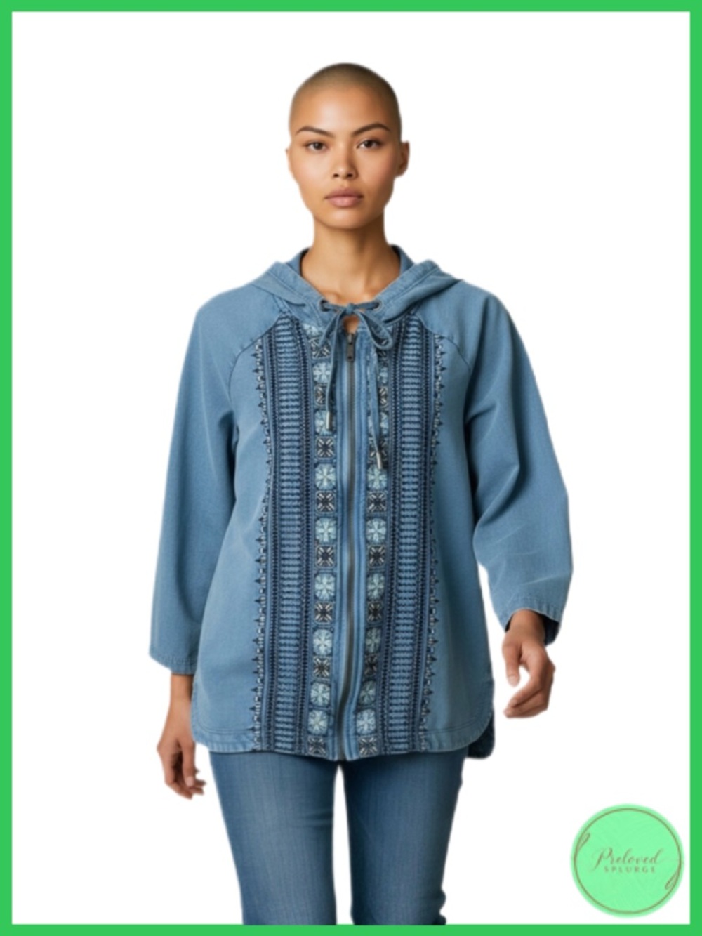 Style & Co Hooded Long Sleeve Top